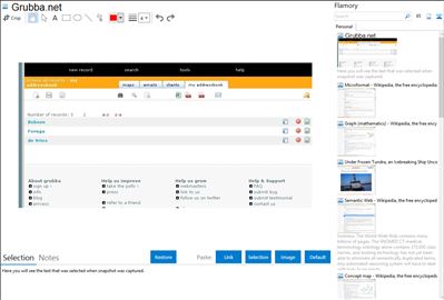 Grubba.net - Flamory bookmarks and screenshots