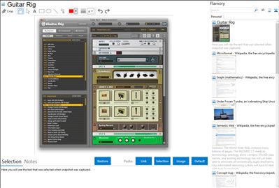 Guitar Rig - Flamory bookmarks and screenshots