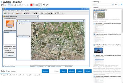 gvSIG Desktop - Flamory bookmarks and screenshots