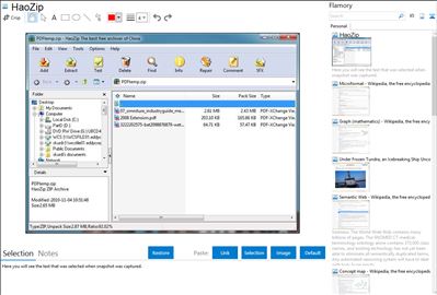 HaoZip - Flamory bookmarks and screenshots