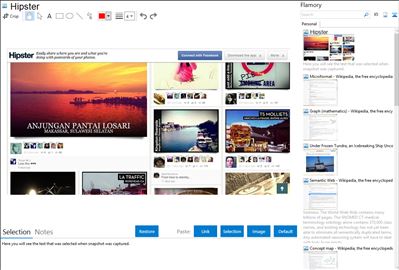 Hipster - Flamory bookmarks and screenshots