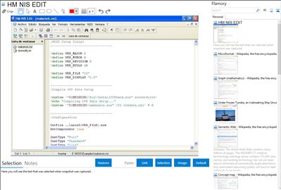 HM NIS EDIT - Flamory bookmarks and screenshots