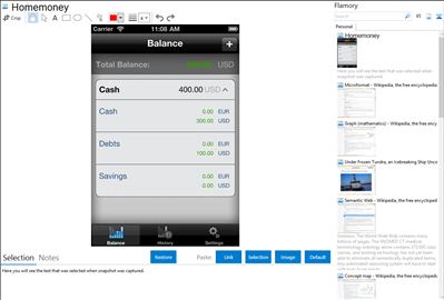 Homemoney - Flamory bookmarks and screenshots