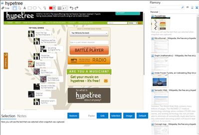 hypetree - Flamory bookmarks and screenshots