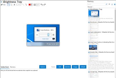 iBrightness Tray - Flamory bookmarks and screenshots