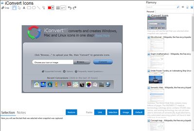 iConvert Icons - Flamory bookmarks and screenshots