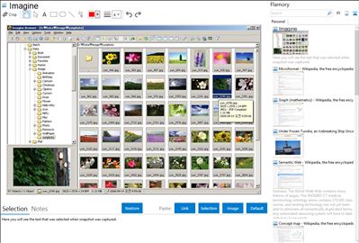 Imagine - Flamory bookmarks and screenshots