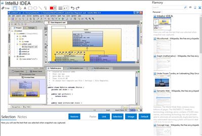 IntelliJ IDEA - Flamory bookmarks and screenshots