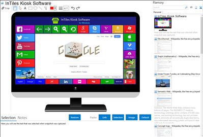 InTiles Kiosk Software - Flamory bookmarks and screenshots