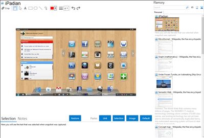 iPadian - Flamory bookmarks and screenshots