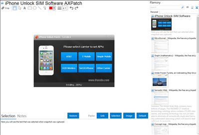 iPhone Unlock SIM Software AXPatch - Flamory bookmarks and screenshots