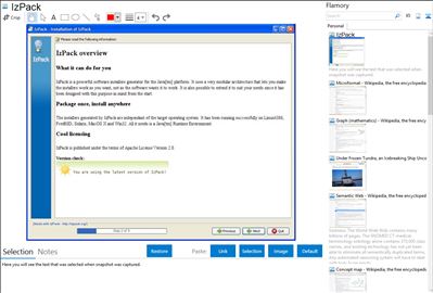IzPack - Flamory bookmarks and screenshots