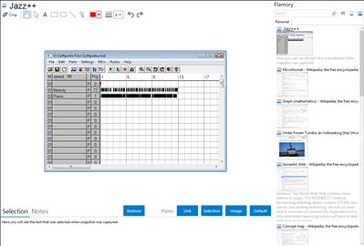 Jazz++ - Flamory bookmarks and screenshots