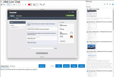 Jitbit Live Chat - Flamory bookmarks and screenshots