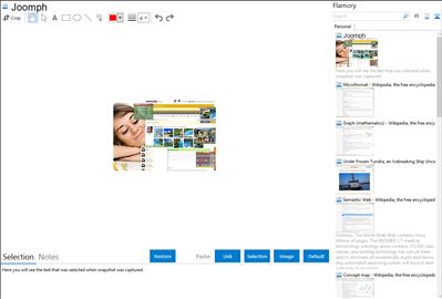 Joomph - Flamory bookmarks and screenshots