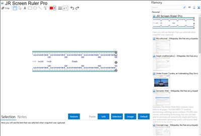 JR Screen Ruler Pro - Flamory bookmarks and screenshots
