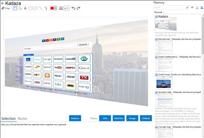 Kadaza - Flamory bookmarks and screenshots