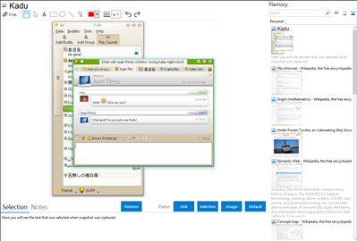Kadu - Flamory bookmarks and screenshots