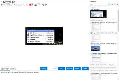 Keymagic - Flamory bookmarks and screenshots