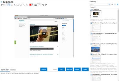 Klipbook - Flamory bookmarks and screenshots