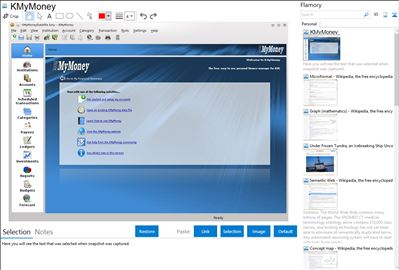 KMyMoney - Flamory bookmarks and screenshots