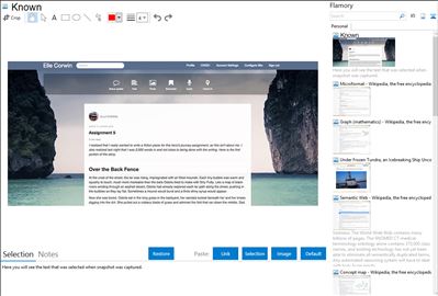 Known - Flamory bookmarks and screenshots