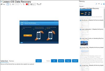 Leawo iOS Data Recovery - Flamory bookmarks and screenshots