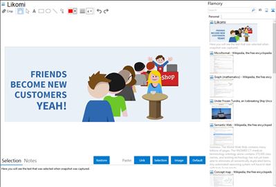Likomi - Flamory bookmarks and screenshots