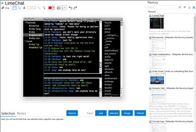 LimeChat - Flamory bookmarks and screenshots
