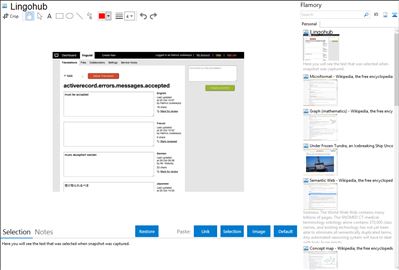 Lingohub - Flamory bookmarks and screenshots