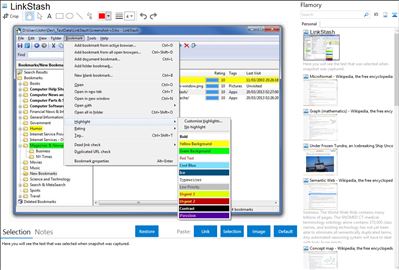 LinkStash - Flamory bookmarks and screenshots
