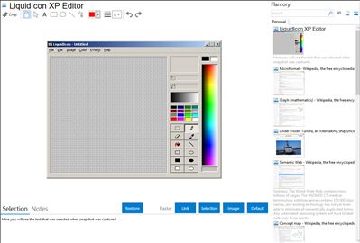 LiquidIcon XP Editor - Flamory bookmarks and screenshots