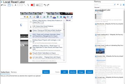 Local Read Later - Flamory bookmarks and screenshots