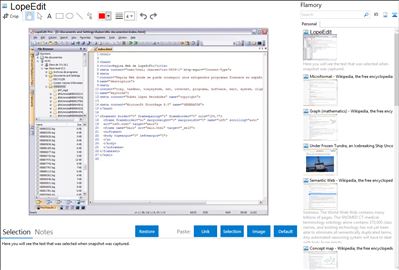LopeEdit - Flamory bookmarks and screenshots