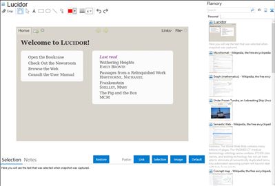 Lucidor - Flamory bookmarks and screenshots