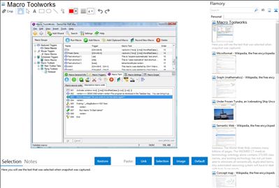 Macro Toolworks - Flamory bookmarks and screenshots
