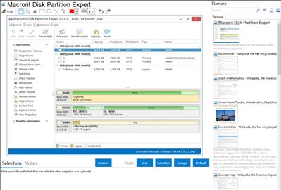 Macrorit Disk Partition Expert - Flamory bookmarks and screenshots