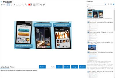 Magisto - Flamory bookmarks and screenshots