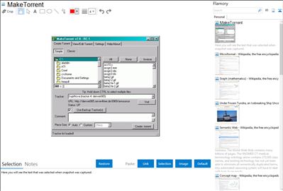 MakeTorrent - Flamory bookmarks and screenshots