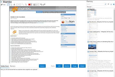 Mambo - Flamory bookmarks and screenshots