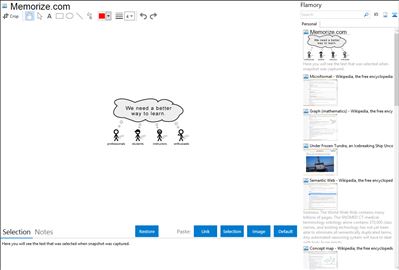 Memorize.com - Flamory bookmarks and screenshots