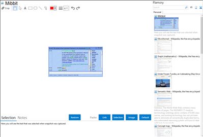 Mibbit - Flamory bookmarks and screenshots