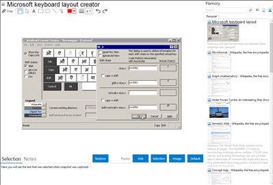 Microsoft keyboard layout creator - Flamory bookmarks and screenshots