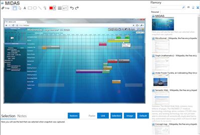 MIDAS - Flamory bookmarks and screenshots