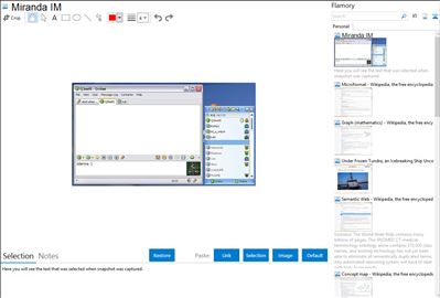 Miranda IM - Flamory bookmarks and screenshots