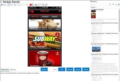 Mobile Bandit - Flamory bookmarks and screenshots