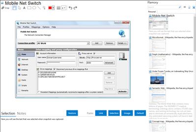 Mobile Net Switch - Flamory bookmarks and screenshots