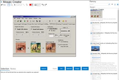 Mosaic Creator - Flamory bookmarks and screenshots