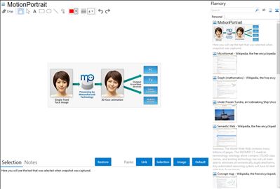 MotionPortrait - Flamory bookmarks and screenshots