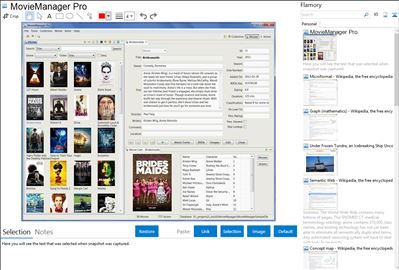 MovieManager Pro - Flamory bookmarks and screenshots